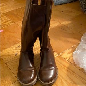 Little girl leather boots